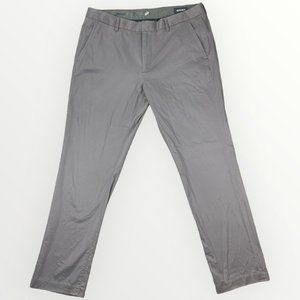 BONOBOS Slim FRIDAY Mens Stretch Business Casual Flat Front Slacks Pants 37x32